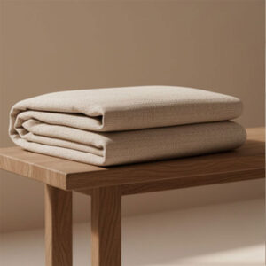Colcha Beige Con Detalles
