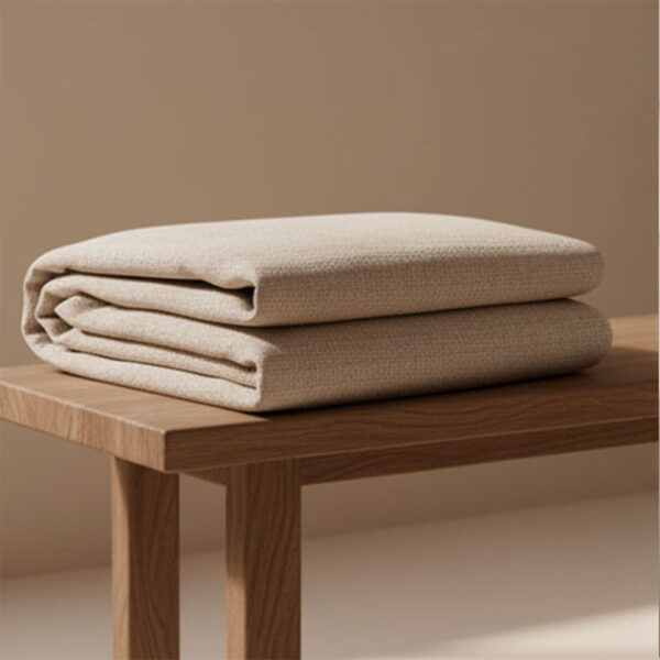 Colcha Beige Con Detalles