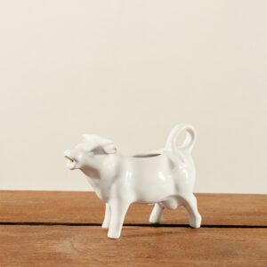 Vaca Lechera En Porcelana Francesa