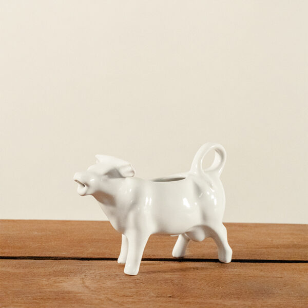 Vaca Lechera En Porcelana Francesa
