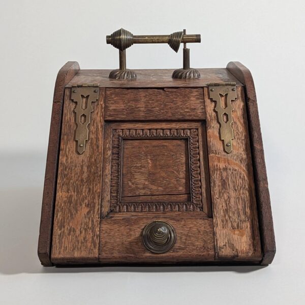 Caja De Carbon Victoriana Siglo XIX